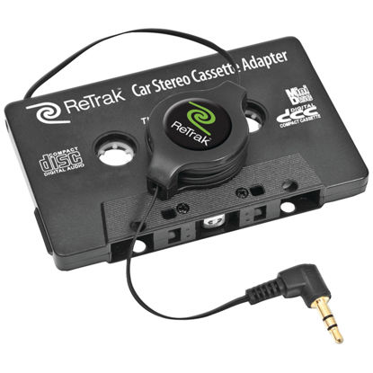 Picture of ReTrak Retractable Car Stereo Adapter (ETCASSETTEB)