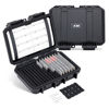 Picture of Hard Plastic 15 Slots M.2 2280 2260 2242 2240 2230 Case, Water-Resistant Shockproof M.2 SSD Holder with Label & Notepaper, M.2 2280 SSD Card Case Vertical Style M.2 Drive Storage Box