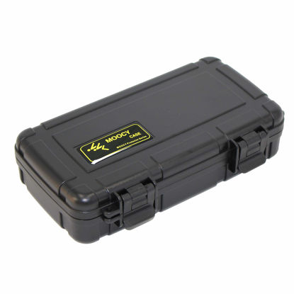 Picture of MOOCY 8" Small Hard Case with Pluck Foam Insert, 8.6 x 4.9 x 1.9 Inch - Watertight Padded Plastic Box Protect Tools,and Glass Testing Equipment