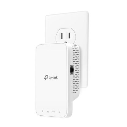 Picture of TP-Link AC1200 WiFi Range Extender (RE330), Covers Up to 1500 Sq.ft and 25 Devices, Dual Band Wireless Signal Booster, Internet Repeater, 1 Ethernet Port, White