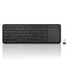 Picture of Perixx PERIBOARD-716 Wireless Keyboard with Touchpad, Support Multiple Devices Connection with TV, Tablet and Smartphone, X Type Scissor Keys, Black, US English Layout