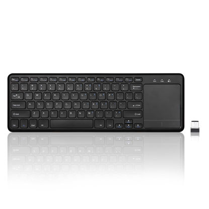 Picture of Perixx PERIBOARD-716 Wireless Keyboard with Touchpad, Support Multiple Devices Connection with TV, Tablet and Smartphone, X Type Scissor Keys, Black, US English Layout