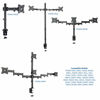 Picture of VIVO Fully Adjustable Single Monitor Arm for Desk Mount Stand, Monitor Arm for 1 Screen up to 27 inches, Black, PT-SD-AM01A