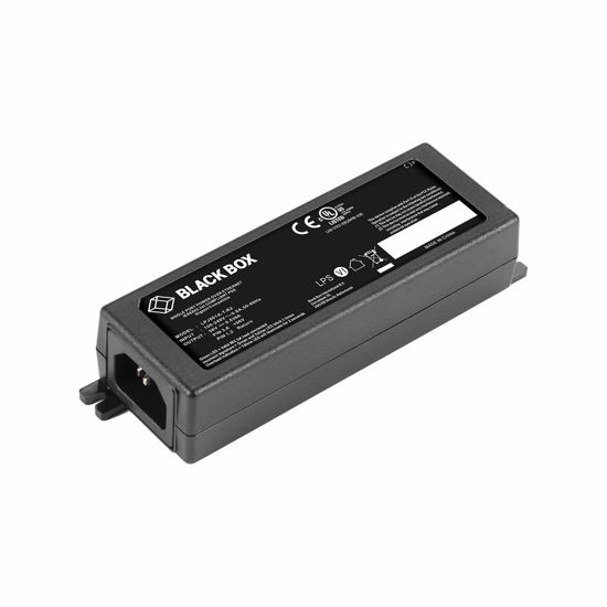 Picture of Black Box Corporation 10/100/1000BASE-T RJ45 POE+ Gigabit Ethernet Injector - 802.3at, 1-Port / LPJ001A-T-R2 /