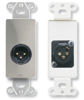 Picture of Radio Design Labs RDL DS-XLR3M XLR 3pin Male Jack on Decora Wall Plate-Solder Type