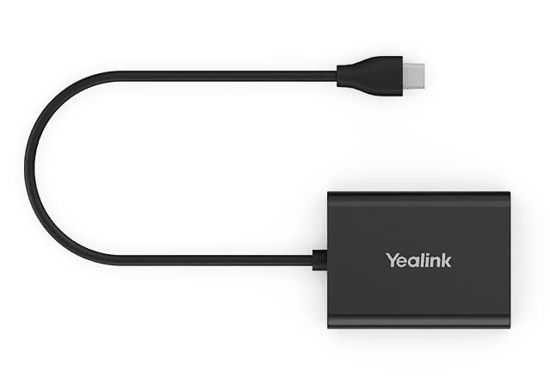 Picture of Yealink EHS60 Headset Adapter,Compatible with Cisco/Avaya/Poly/Grandstream Desk Phone,Connect to WH62 WH63 Wireless DECT Headset