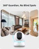 Picture of blurams Security Camera 2K, Baby Monitor Dog Camera 360-degree for Home Security (White + 64GB TF Card)