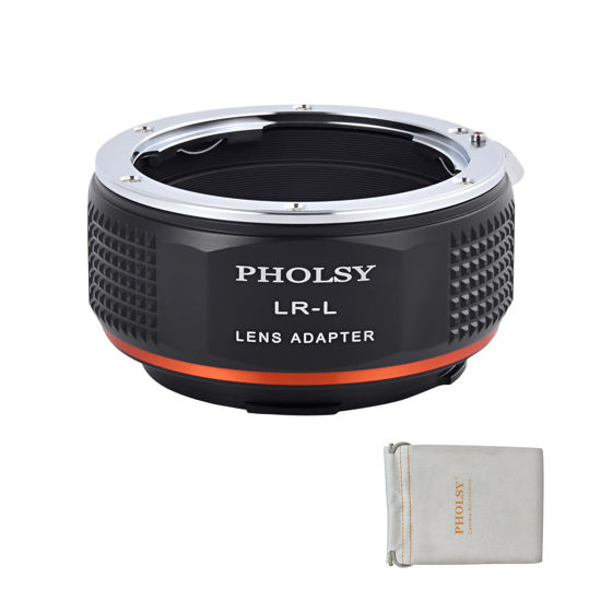 Picture of PHOLSY Lens Mount Adapter LR to L Compatible with Leica R LR Mount Lens to Leica L Mount Camera Body Compatible with Leica SL2, SL2-S, CL, TL2, Lumix S5, S1, BS1H, SIGMA fp, fp L