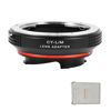 Picture of PHOLSY Lens Mount Adapter with 6-Bit Coding Compatible with Contax/Yashica CY Lens to Leica M Mount Camera Body CY to Leica M