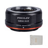 Picture of PHOLSY Lens Mount Adapter Compatible with Rollei QBM Mount Lens to Nikon Z Mount Camera Body Compatible with Nikon Z fc, Z30, Z9, Z8, Z6 II, Z7 II, Z6, Z7, Z5, Z50