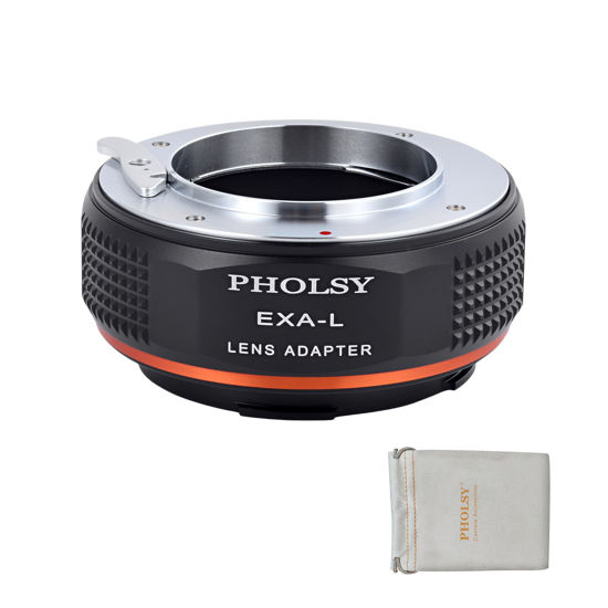 Picture of PHOLSY Lens Mount Adapter Exakta to L Compatible with Exakta (Not Compatible with Topcon) Lens to Leica L Mount Camera Compatible with Leica SL2, SL2-S, CL, TL2, Lumix S5, S1, BS1H, Sigma fp, fp L