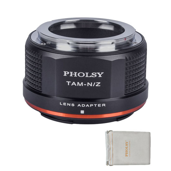 Picture of PHOLSY Lens Adapter Compatible with Tamron Adaptall-2 Lens to Nikon Z Mount Camera Body Compatible with Nikon Z fc, Z30, Z9, Z8, Z6, Z7, Z5, Z50 (NOTE: NOT FIT Z6 II and Z7 II)