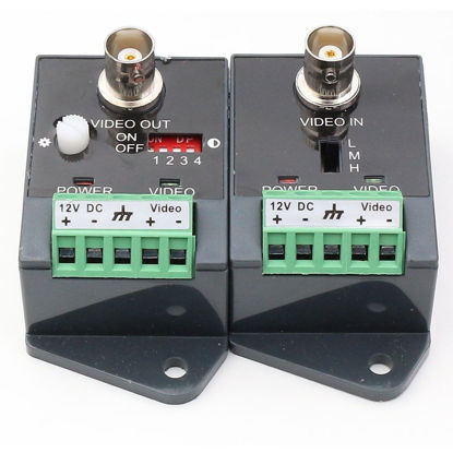 Picture of ANHAN Active Video balun UTP Video Transceiver with HD-CVI-TVI-AHD-CVBS Effective Distance 1800M 1 Pack