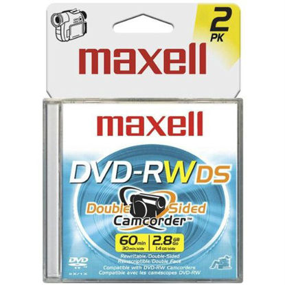 Picture of Maxell 567646 2x 2.8GB 60-Minute Mini DVD-RW Media 2-Pack