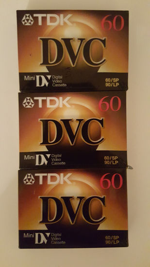 Picture of TDK Mini Digital Video Cassette (3 Pack Cassettes)