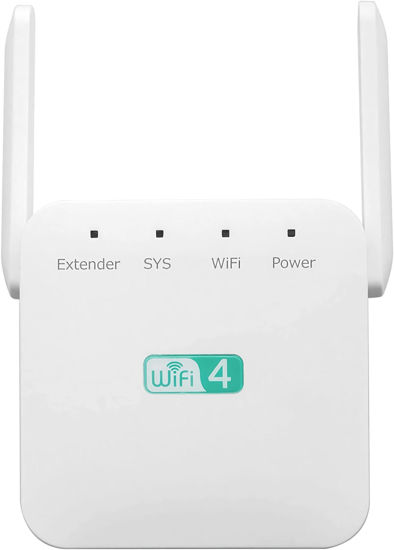 Picture of Extend Tecc, Extend Tecc WiFi Booster, Newest WiFi Booster 2024, WiFi Range Extender 300Mbps, Wireless Signal Repeater Booster 2.4 Dual Band 4 Antennas 360° Full Coverage