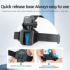 Picture of Head Strap Mount with Cap Clip, Quick Release Head Belt Mount Compatible with GoPro Hero 11/10/9/8/7/6/5, Fusion, Max, DJI OSMO and Most Action Cameras