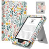 Picture of MoKo Case Fits All-New 6" Kindle (11th Generation, 2022 Release)/ Kindle (10th Gen,2019)/Kindle (8th Gen, 2016), Ultra Lightweight PU Shell Cover with Auto Wake/Sleep for Kindle 2022, Flowers