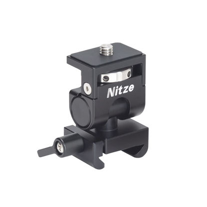 Picture of Nitze Field Monitor Mount with NATO Clamp, Swivel and Tilt Adjustable Low Profile Monitor Holder - N54-F2