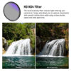 Picture of NEEWER 46mm UV&CPL&ND4 Lens Filter Kit with Hard Shell Bag, Optical Glass & Aluminum Alloy Frame, UV + Circular Polarizer(CPL) + Neutral Density Filters Set with Storage Case for 46mm Camera Lens