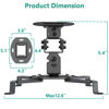 Picture of WALI Projector Ceiling Mount, Universal Low Profile Projector Mount with Retractable Arms and Multiple Adjustment Function (PM-002-B), Black