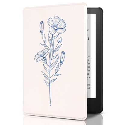 Picture of CoBak Case for Kindle Paperwhite - All New PU Leather Cover with Auto Sleep Wake Feature for Kindle Paperwhite Signature Edition and Kindle Paperwhite 11th Generation 2021 Released