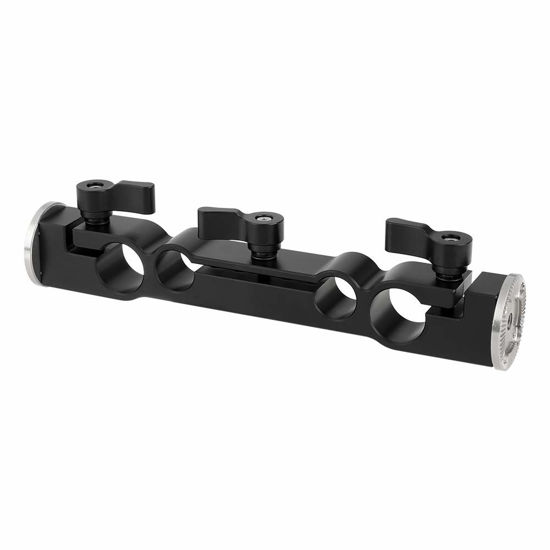 Picture of CAMVATE 15mm & 19mm Dual-Port Rod Clamp with M6 Rosette Mount for Shoulder Rig - 2310