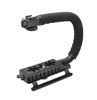 Picture of Ultra-Light U Shape Flash Bracket / Camera Support Mount Compatible with Pentax K-3 (Accommodates Flashes, Lights Or Microphones)