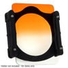 Picture of Fotodiox Pro 100mm Graduated Sunset Orange Filter for Fotodiox Pro 100mm Filter Holder - Also fits Cokin Z-Pro (L) Series Filter Holder