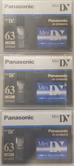 Picture of 3 Mini DV MiniDV VIDEO TAPE CASSETTEs for Canon ZR85