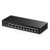 Picture of Binardat 10 Port Gigabit Ethernet Switch, 8 Ports 100/1000Mbps, 2 Gigabit Uplink, Support Vlan, Metal Case Unmanaged Plug and Play