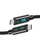 Picture of LSIKMC USBC to USBC Thunderbolt 4 Cable, 240W USB C Charging Cable, High-Speed 40Gbps, 8K 60Hz, 5K 60Hz, 4K 144Hz for 4K Monitor, Type C to Type C Cable for iPhone 15Pro/15ProMax, MacBooks, iPad Pro