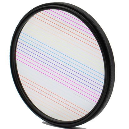 Picture of Jorixxy Rainbow Brushed Widescreen Movie Special Effects Filter Photography Video SLR Camera Lens Accessories