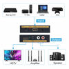 Picture of avedio links 4K HDMI Audio Extractor Splitter, 1080P HDMI to HDMI Audio Converter + Optical Toslink SPDIF + L/R Stereo Analog Audio, HDMI Audio Adapter for Fire Stick, Blu-Ray Player (4K 30Hz Black)