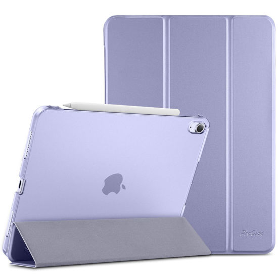 Picture of ProCase Smart Case for iPad Air 11 inch M2 2024 Air 6th /10.9 Air 5th 2022/Air 4th 2020, Protective Cover for iPad Air 6 5 4 Generation -Purple