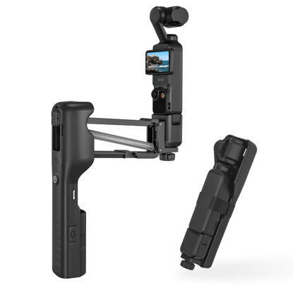 Picture of STARTRC OSMO Pocket 3 Handheld Stabilizer, Mini Z-Axis Anti-Shake Handle Grip Holder Storage Protective Case for DJI Osmo Pocket 3 Creator Combo Accessories for Camera Vlog Live Shooting Video