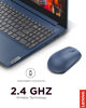 Picture of Lenovo 530 Wireless Mouse with Battery, 2.4GHz Nano USB, 1200 DPI Optical Sensor, Ergonomic for Left or Right Hand, Lightweight, GY50Z18986, Abyss Blue