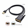 Picture of Cable Matters USB to Serial Adapter Male to Male Cable (RS232 to USB 2.0, Serial to USB, USB to DB9) 6 Feet, Support Windows 11/10/8/7/Vista/XP, macOS 11.0 or Later.