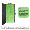 Picture of Lime Green Streamers Party Backdrop - GREATRIL Tinsel Curtain for St Patrick's Day/Frog/Wizard - 3.2ft X 8.2ft - 2 Packs