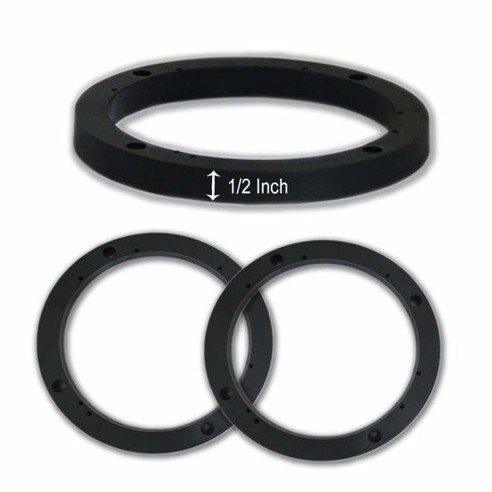 Picture of Universal 1/2 Inch Plastic Depth Ring Adapter/Spacer for 6.5" Car Speakers