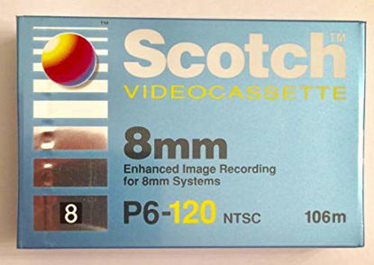 Picture of Scotch 8mm P6-120 NTSC Camcorder Videocassette Tape for Video Camera