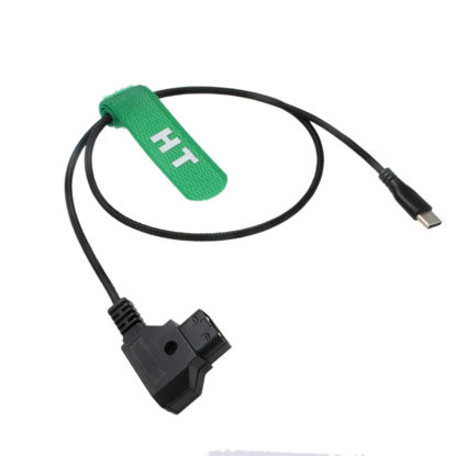 Picture of HangTon Power Cable D-tap to USB Type C 14.8V 24" for Tilta Nucleus Nano II Wireless Focus Motor V-Mount Battery