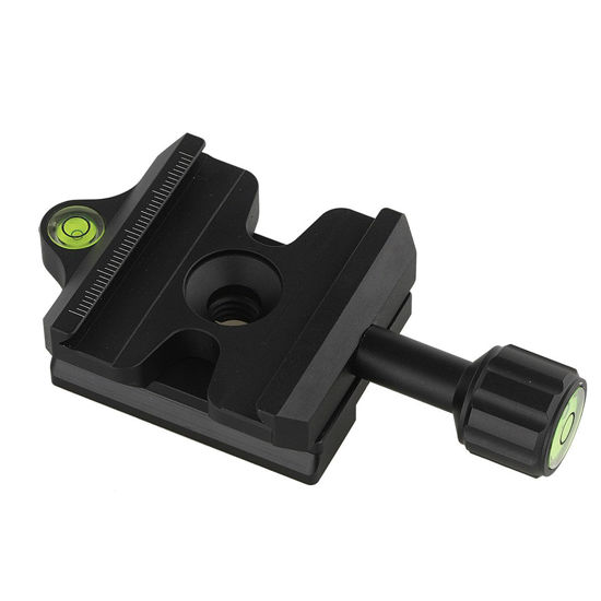 Picture of Haoge Quick Release QR Clamp Adapter Convertor for Manfrotto RC2 System to Arca-Swiss Compatible