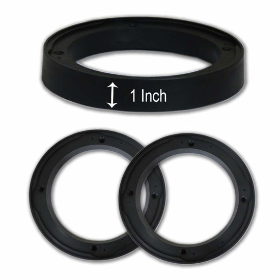 Picture of Universal 1 Inch Plastic Depth Ring Adapter Spacer for 5.25 inches - 6 inches Car Speakers