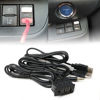 Picture of Car Dash Flush Mount AUX USB Port 1.5M Panel Dual USB Extension Cable Adapter