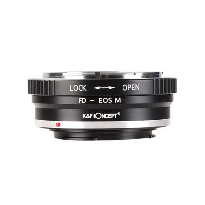 Picture of K&F Concept FD to EOS M Adapter, Lens Mount Adapter for FD Mount Lens and EOS M Mount Camera