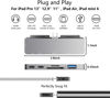 Picture of iPad Pro USB C Hub, 7-in-1 Adapter for iPad Pro M4 M2 M1 13 12.9 11 inch iPad Air 5 4 Docking Station with 4K HDMI, USB-C PD, SD/TF Card Reader, USB 3.0, 3.5mm Headphone Jack, iPad Mini 6 Accessories