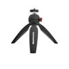 Picture of Manfrotto MTPIXIMII-B, PIXI Mini Tripod with Handgrip for Compact System Cameras, for DSLR, Mirrorless, Video, Made in Italy, Technopolymer and Aluminum, Black