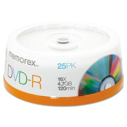 Picture of Memorex Dvd Minus R 4.7 Gb Cake Box 25/Pack