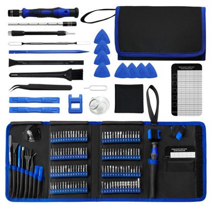 Picture of EFAITHFIX Screwdriver Sets 142-Piece Electronics Precision Screwdriver with 120 Bits Magnetic Repair Tool Kit for iPhone, MacBook, Computer, Laptop, PC, Tablet, PS4, Xbox, Nintendo, Game Console, etc